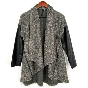 IC by Connie K Womens Sz Small Long Sleeve Knit Sweater Blouse Shirt Top Jacket